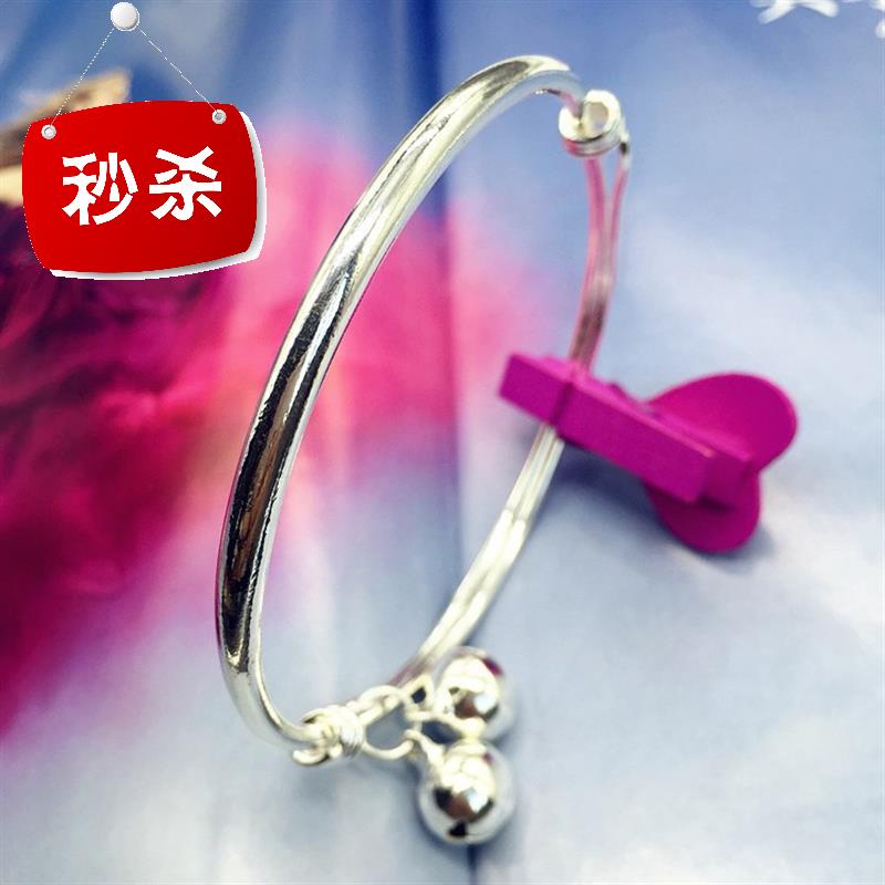 银e色时尚小清新铃铛脚镯 气质新品脚链女生光面简约百搭韩版脚环|ruв категории Украшения,ювелирные изделия, браслет - от Buy2taobao.com для оказания профессиональной услуги покупки агента Taobao