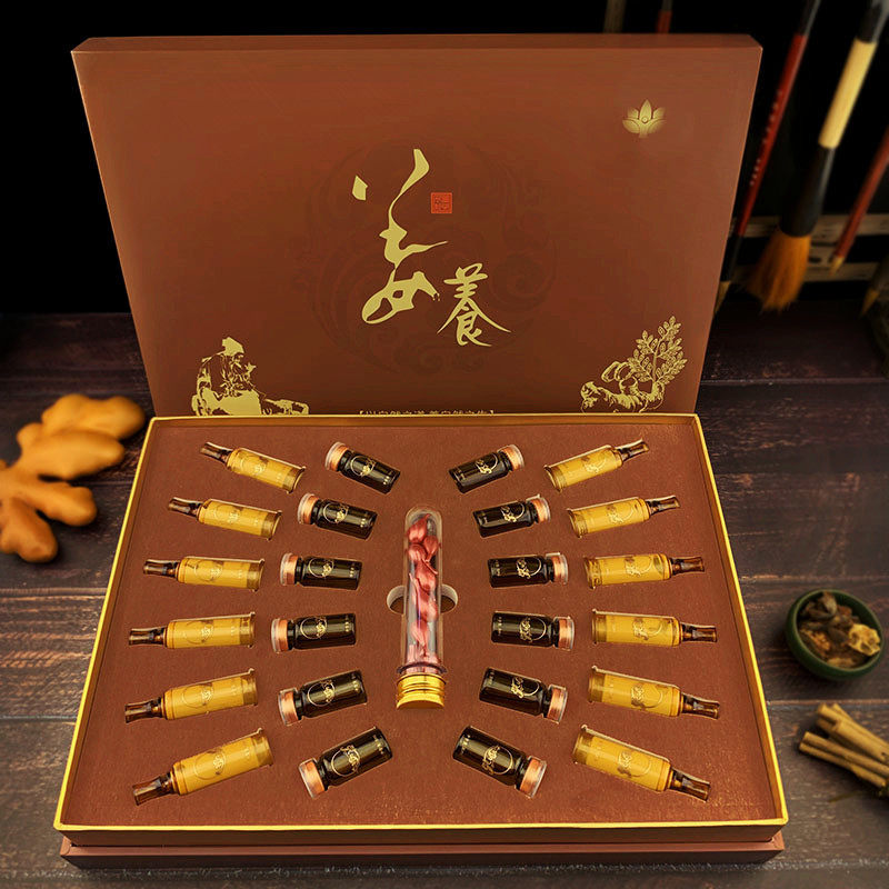 腰部肾部保养药油养生套盒美容院专用姜疗强肾暖肾按摩精油通经络