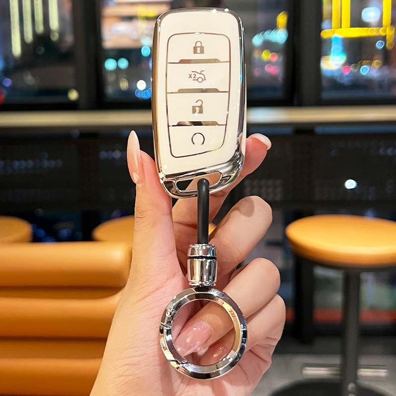 长安cs95汽车钥匙套cs35Plus扣cs85Coupe专用高档全包保护壳男女