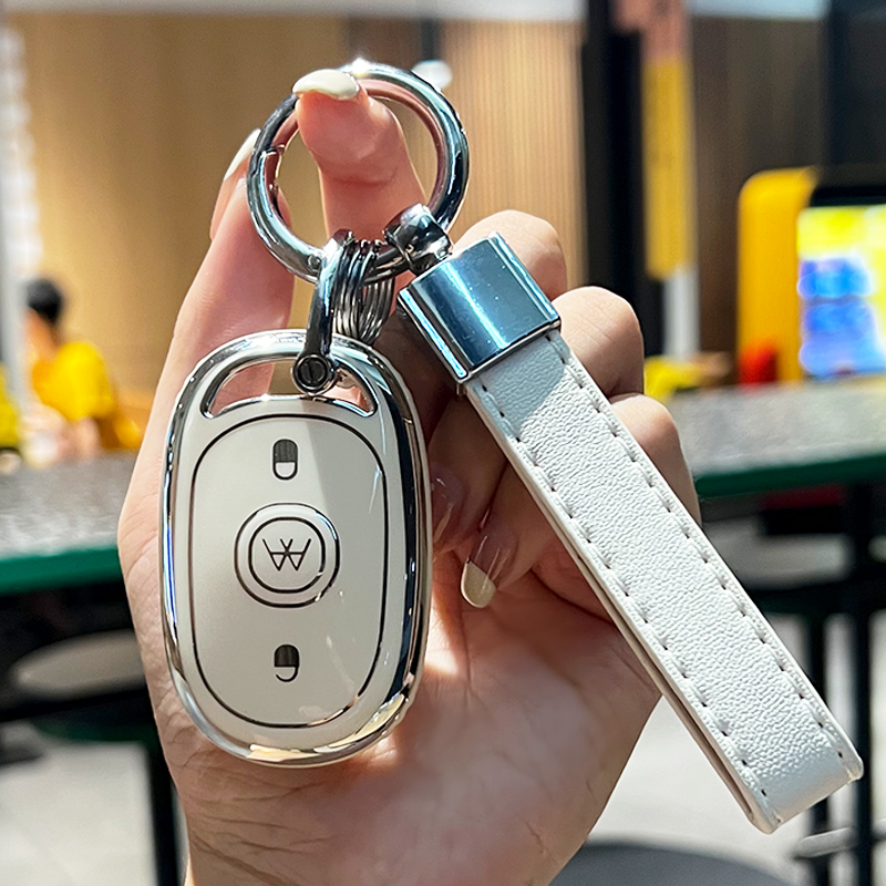 适用爱玛电动车钥匙套露娜泡泡台铃小刀电瓶车遥控器保护壳全包扣
