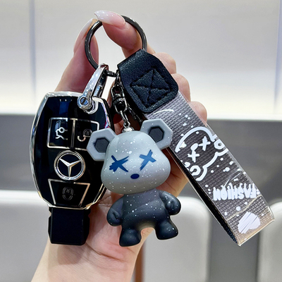 奔驰C260L/C200L车钥匙套女A级壳a180L扣glc260包glaC级e300l高档