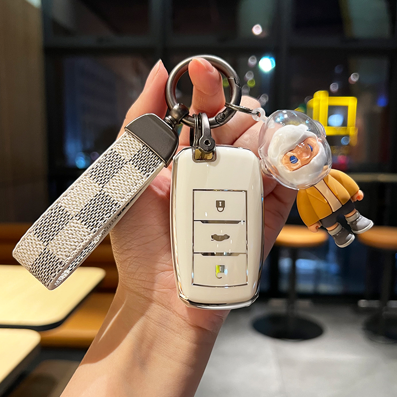 长安CS75钥匙套CS55壳CS35锐程CC睿骋悦翔V7逸动奔奔汽车包扣男女