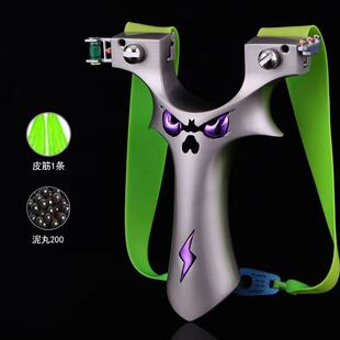 9025弓头新款正品恶魔五代夹片弹弓户外高精度手感王大威力弹弓