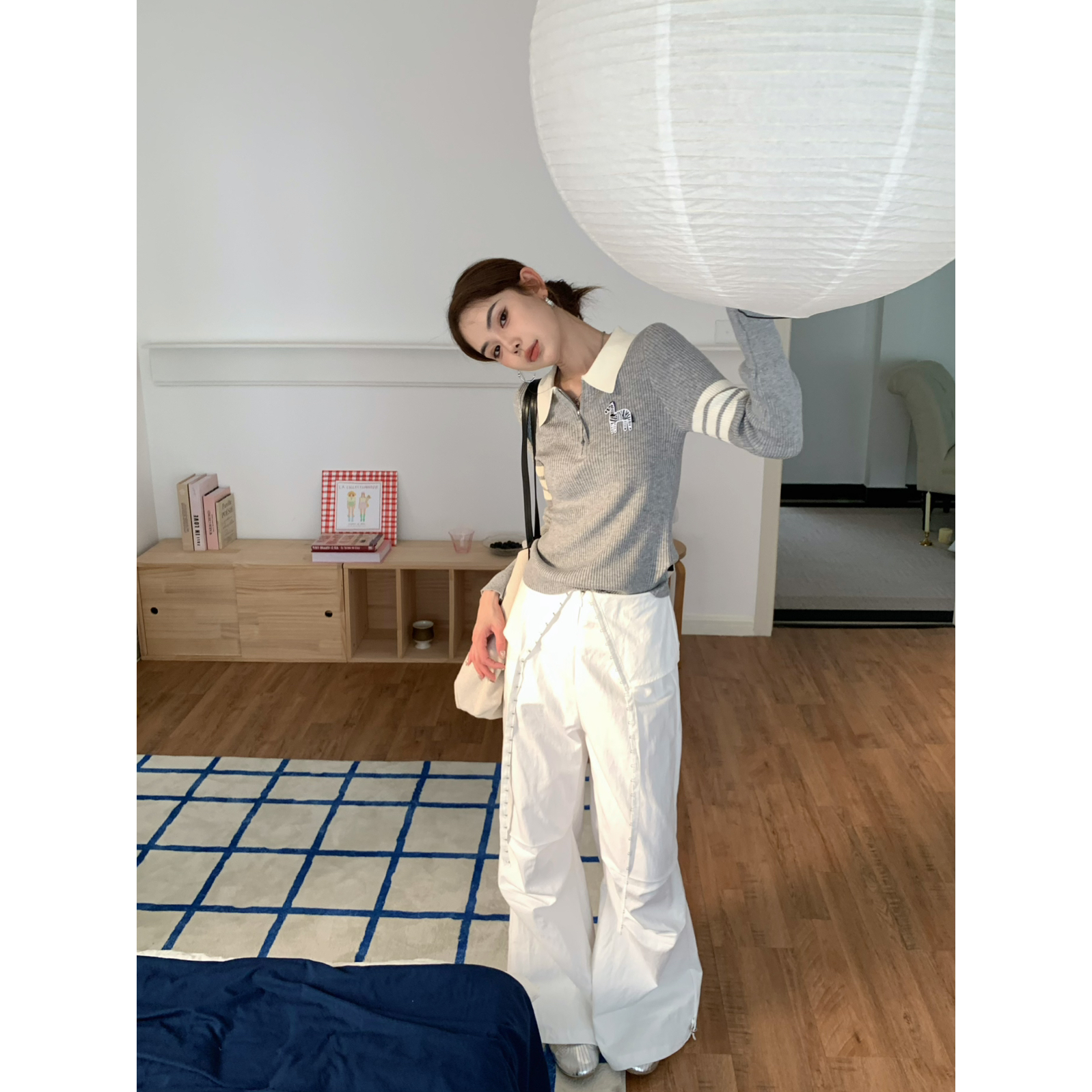 FEI MAO2025十三行秋冬款时尚慵懒设计感修身内搭打底长袖针织衫