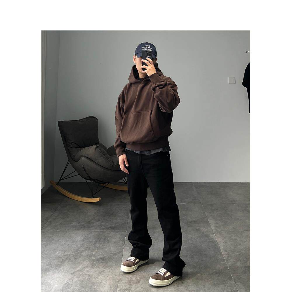 【STS】BlackA Jeans经典微喇复古弹力水洗百搭黑牛男女牛仔裤