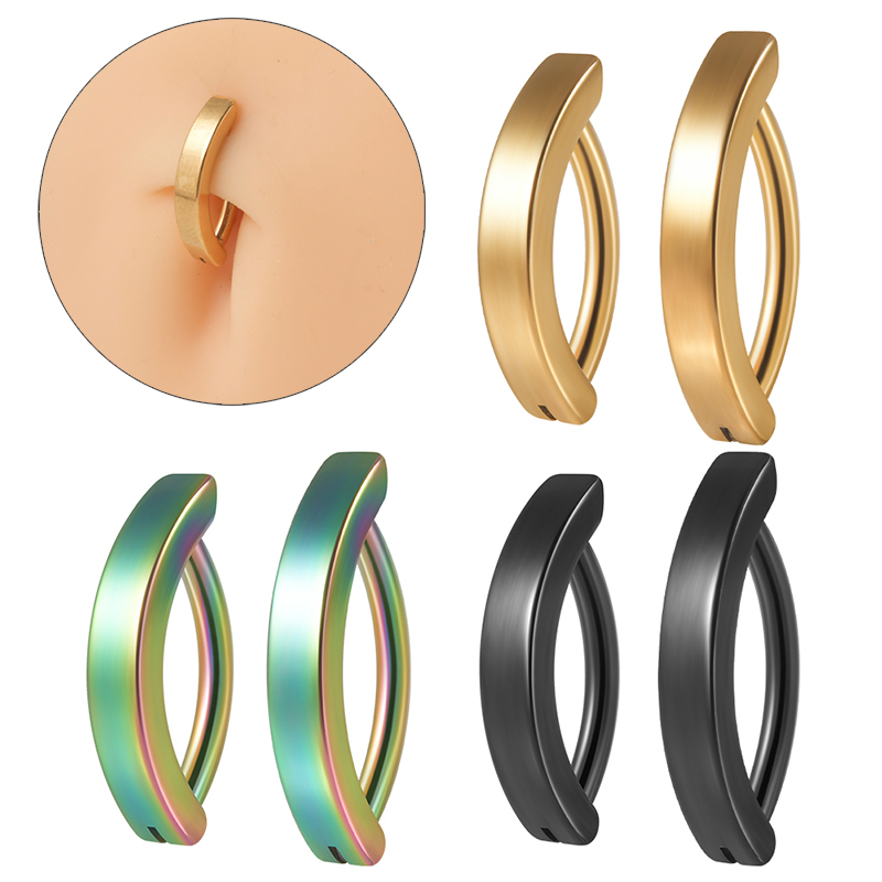 电镀色肚脐钉卡扣款式