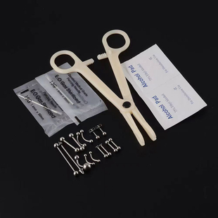 旅悦 一次性唇钉舌钉肚脐钉眉钉耳桥钉乳钉耳骨钉穿孔针穿刺工具