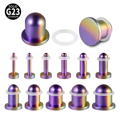 G23钛合金渐变色耳廓1.6-10mm