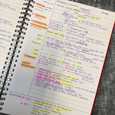 【原创专利】A4横线版康奈尔5r高效笔记本B5记事本文具A5可拆卸薄活页本子初高中大学生读书课堂笔记定制logo