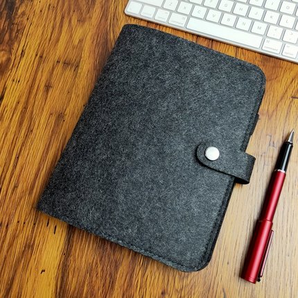 20孔A5毛毡活页本可拆卸记事本笔记本文具康奈尔5r高效笔记本月周