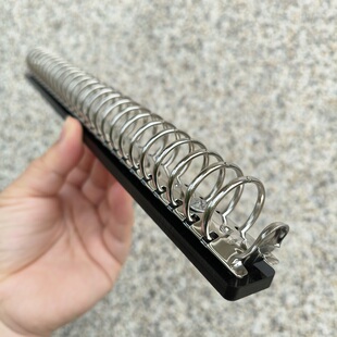 活页纸芯收纳夹 20孔A5 26孔B5 30孔A4可拆卸活页夹子活页本金属环DIY记事本笔记本学生文具办公商务本子配件