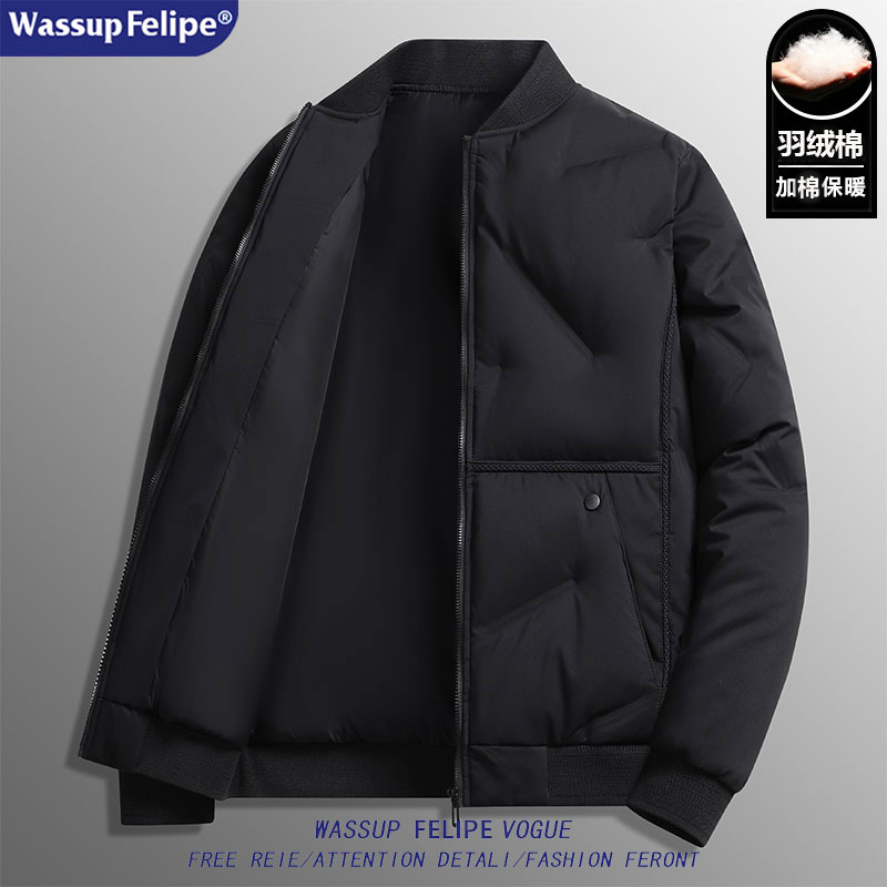 WASSUPFELIPE冬季加厚保暖棉衣