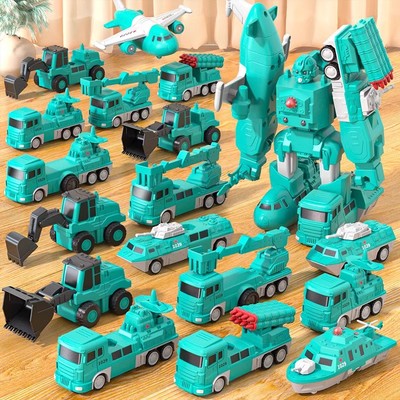 磁性拼装变形合体益智玩具