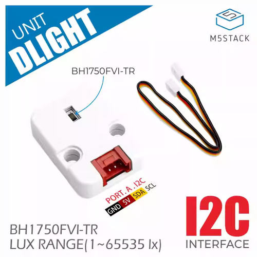 官方M5Stack DLight 数字环境光检测传感器 BH1750FVI 照度传感器