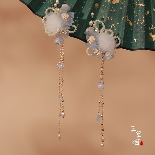 玉笙烟原创发夹古风汉服儿童头饰