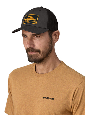 Patagonia巴塔哥尼亚  飞鱼卡车司机鸭舌帽网眼透气38362