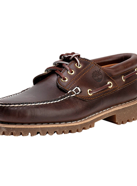 Timberland添柏岚户外透气低帮男鞋牛皮经典休闲手工船鞋30003W