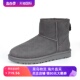 UGG 女鞋 秋冬U1016222套筒雪地靴新迷你短靴保暖厚毛女靴