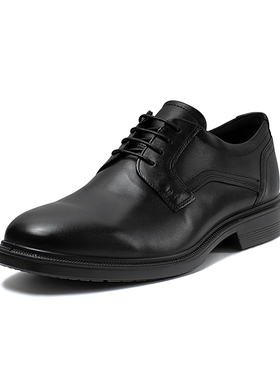 Ecco/爱步正装商务皮鞋  百搭英伦德比鞋真皮皮鞋  里斯622104