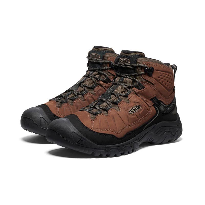 KEEN男款户外防水登山徒步鞋宽版