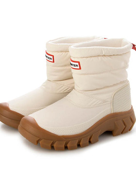 HUNTER男女Intrepid无畏防寒短靴加厚加绒保暖防滑休闲雪地靴