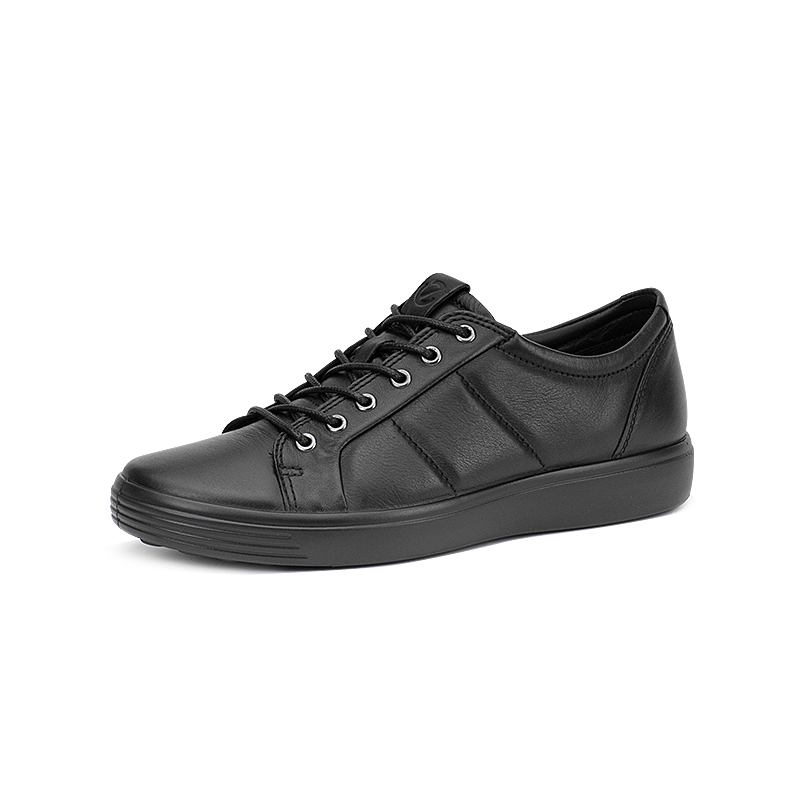 断码清仓ecco爱步休闲皮鞋男柔酷