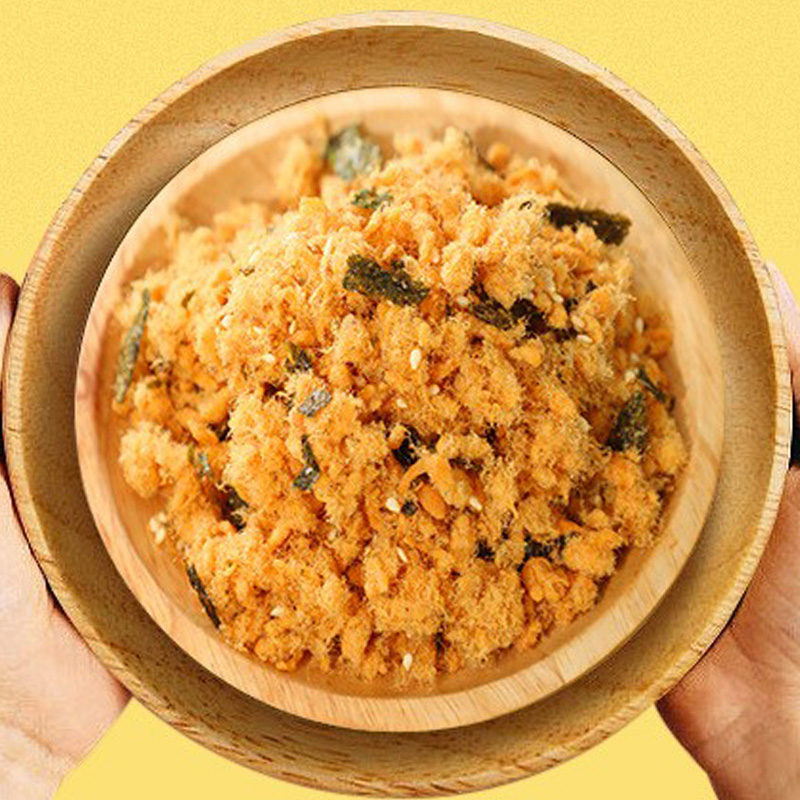 裕杨海苔儿童肉酥168g罐装肉丝条休闲零食品营养早餐配粥拌饭寿司