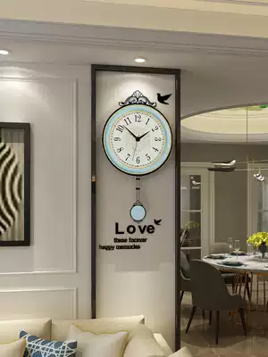 Fashion silent creative decorative clock wall clock living room home Modern simple atmosphere personality Nordic wall clock