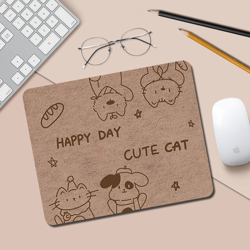 小巧便携橡胶鼠标垫支持定制