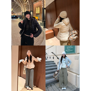 daydayicy 挪威雪夜 收腰羽绒外套女秋冬90白鸭绒显瘦保暖棉服