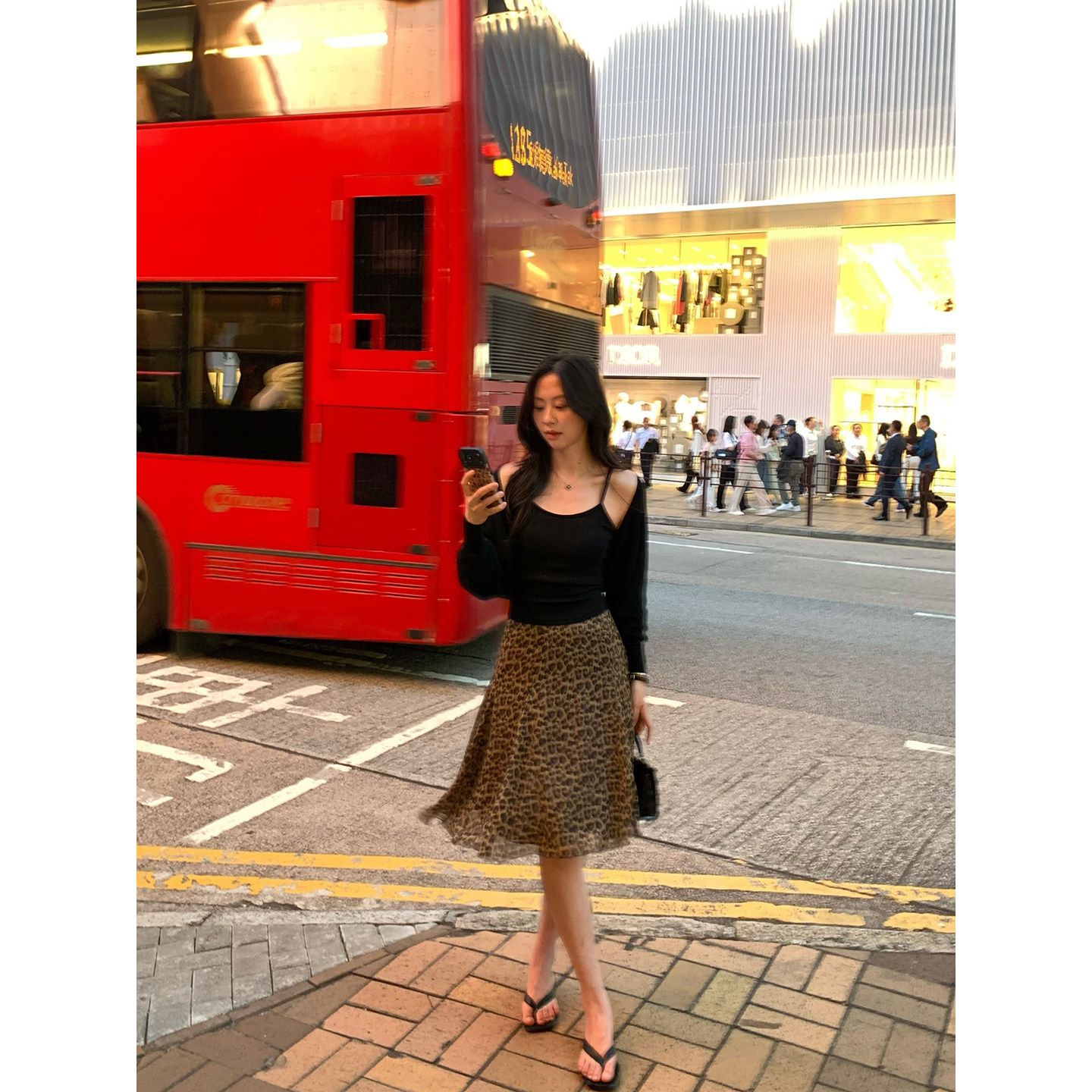 daydayicy 都市lady 薄款长袖针织开衫外套女春夏背心吊带两件套图片
