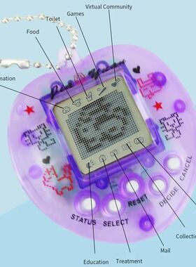 Virtual Pet Tamagotchi Tamagochi Toy in Russian Original Ger