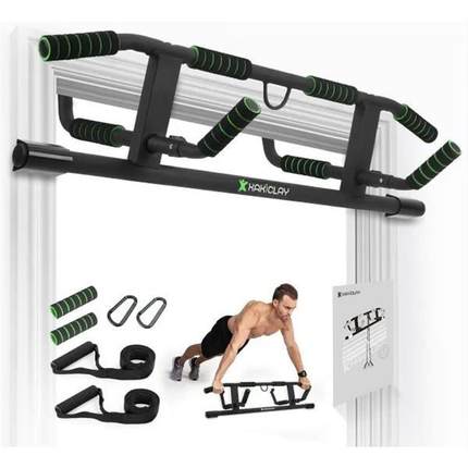 2024 Upgrade Multi-Grip Pull Up Bar with Smart Larger Hooks