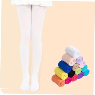 Spring Candy Color Kids Pantyhose Ballet Dance Tights for Gi
