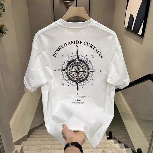 品牌清仓折扣专柜撤回外贸~美式潮流短袖T恤男女士纯棉半袖上衣服