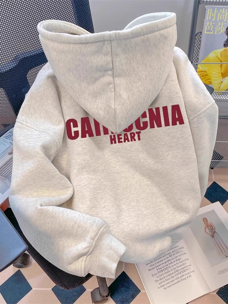 大牌外贸清仓专柜撤回~潮牌卫衣男女士连帽ins秋冬季宽松百搭上衣