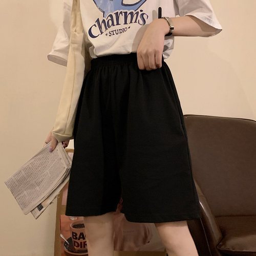 网红运动夏外跑步休闲高腰短裤