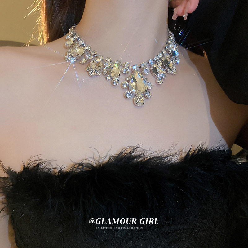 圆形水滴流苏项链法式复古轻奢时尚锁骨链个性百搭设计感项饰,饰品/流行首饰/时尚饰品新,项链,淘宝优惠券,粉丝福利购,淘宝优惠卷