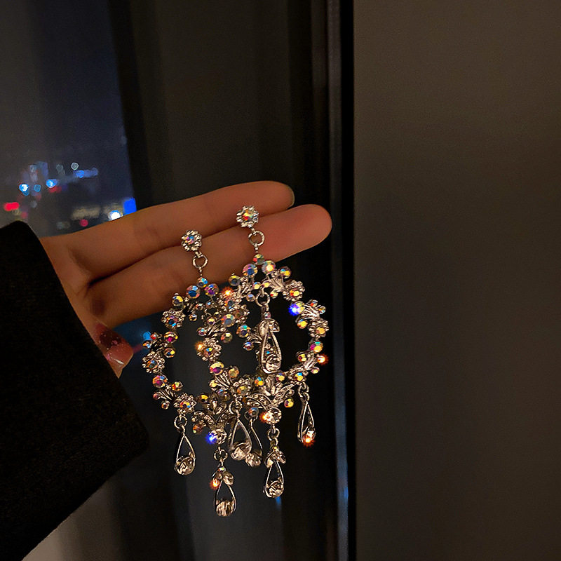 银针欧美镂空水滴大耳环女2020网红气质耳坠流苏长款个性耳饰,饰品/流行首饰/时尚饰品新,耳环,淘宝优惠券,粉丝福利购,淘宝优惠卷