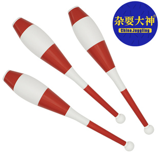 高颜值杂耍棒手抛棒胶套手柄捷克棒专业杂技小丑杂耍表演演出道具