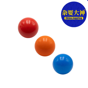 杂耍大神 小号亮面杂耍球6.5cm手抛球健身杂技手技小丑道具送教学