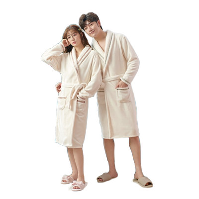 韩版宽松珊瑚绒男士保暖家居服