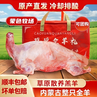 正宗苏尼特羔羊整只20斤全羊礼盒手把肉白条羊整只送礼旗舰店直发