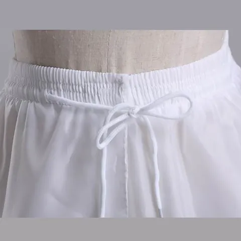 鱼骨衬裙婚纱大裙摆双层新娘裙撑云朵三钢硬网纱裙lolita洛丽塔