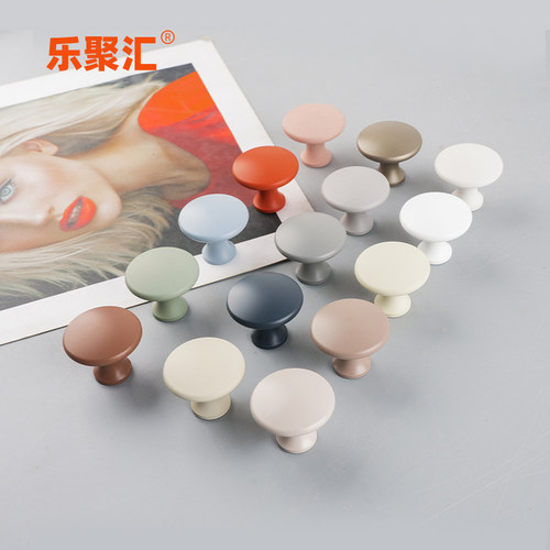 乐聚汇抽屉衣橱柜书柜单孔拉手