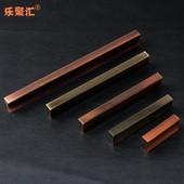 乐聚汇复古轻奢衣柜抽屉门把手现代简约定制红古铜青古铜厨柜拉手