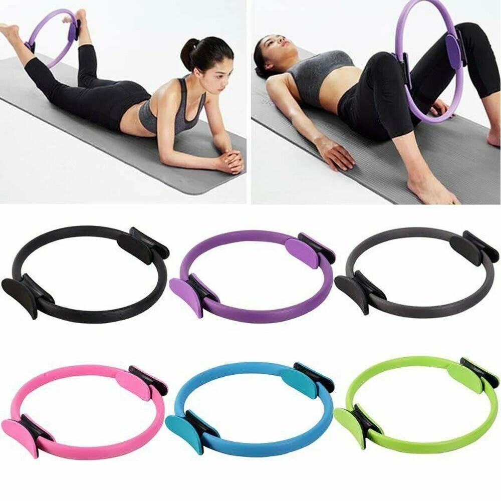 Yoga Fitness Ring Circle Pilates Women Girl Exercise Home Re