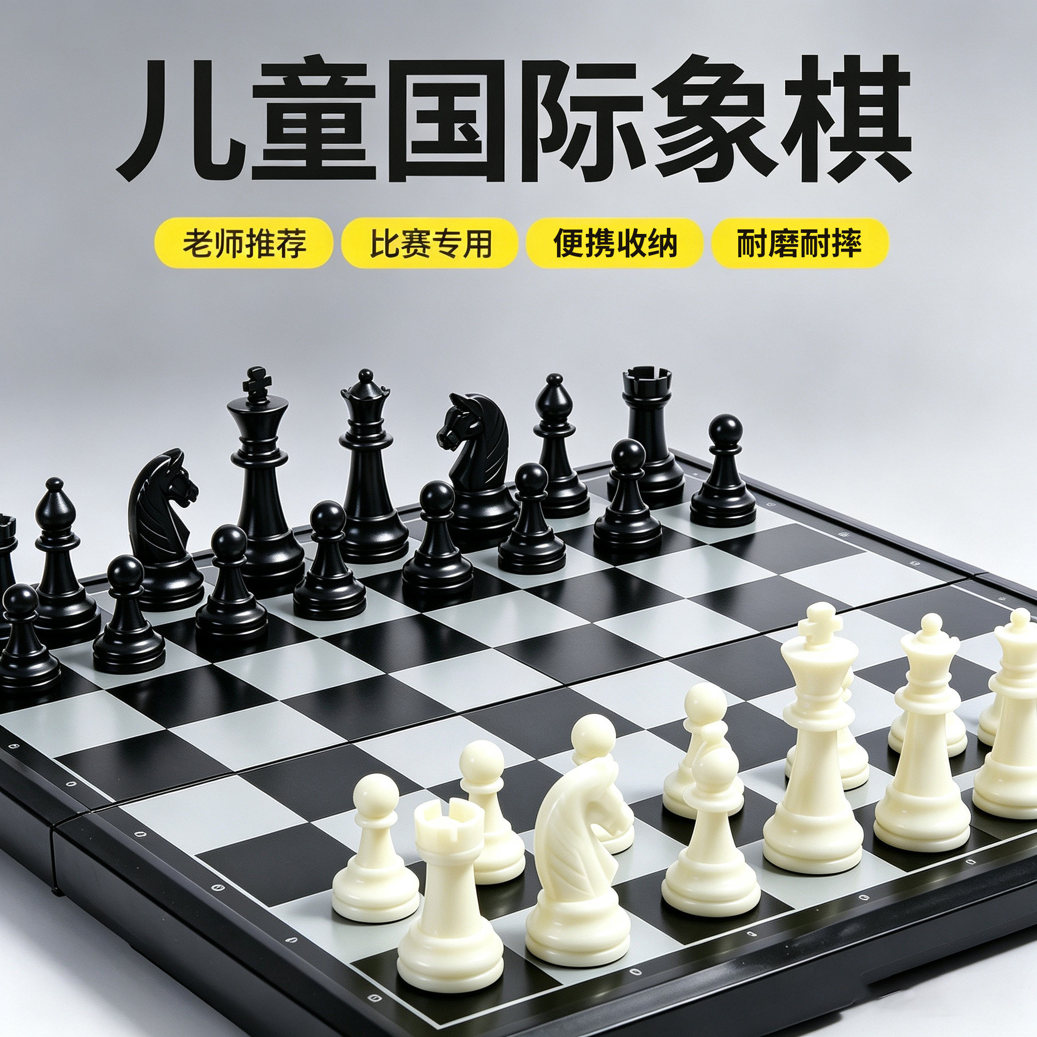 文牛磁吸国际象棋儿童初学高档
