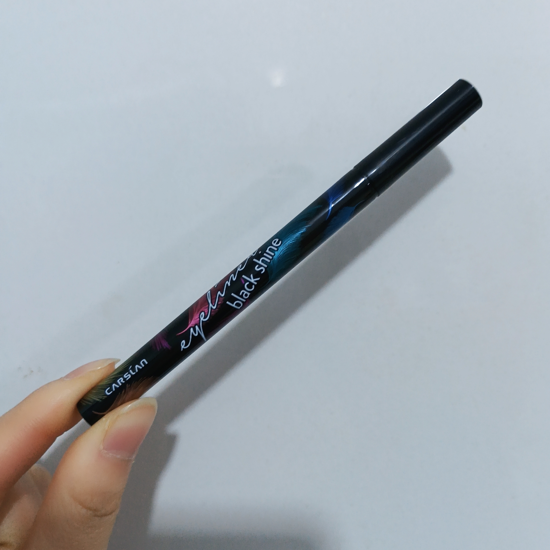 卡姿兰浓黑炫亮眼线笔 黑色#速干防晕染 黑亮大眼睛眼线液笔持久