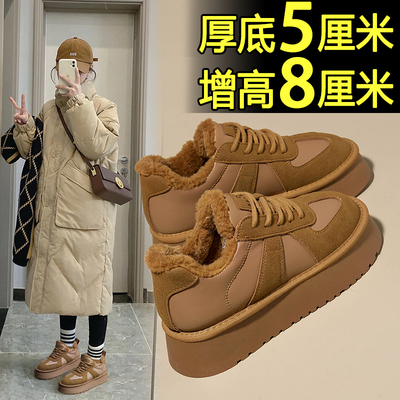 雪地靴女加绒加厚秋冬保暖棉鞋